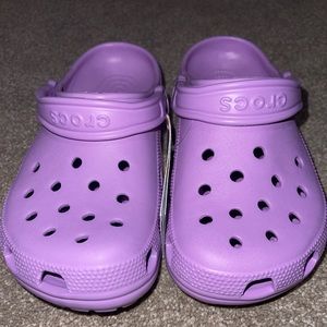 Purple Crocs